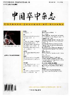 中国卒中杂志